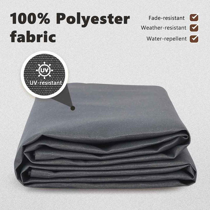 Reservedug til markise Antracit 3 x 2 m Polyester