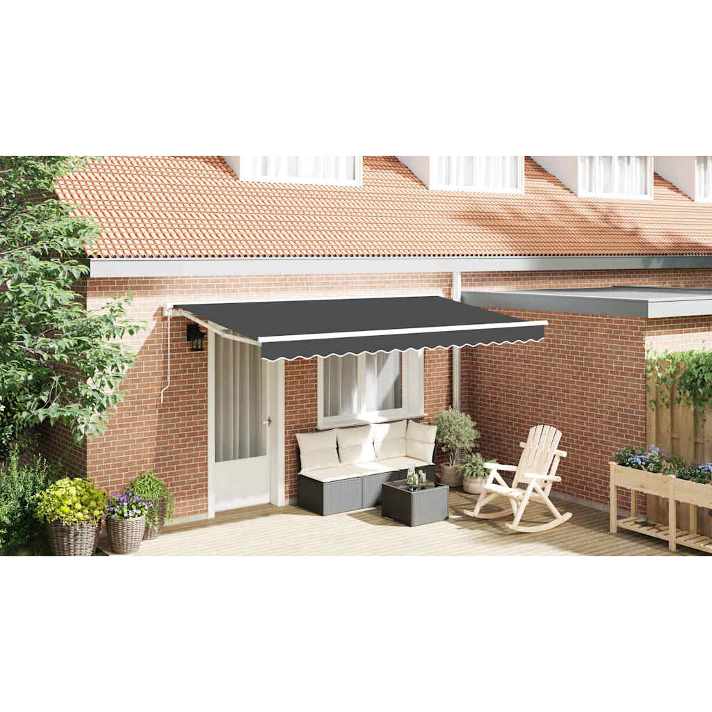 Reservedug til markise Antracit 4 x 2 m Polyester
