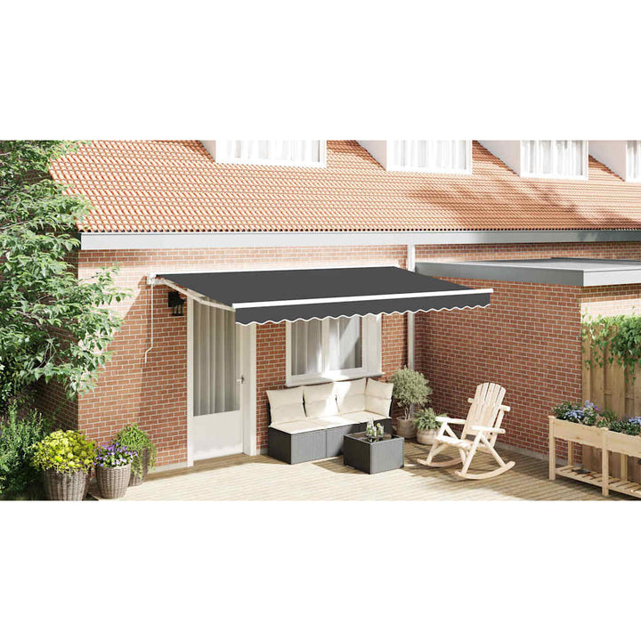 Reservedug til markise Antracit 4 x 2 m Polyester