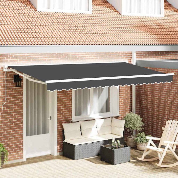 Reservedug til markise Antracit 4 x 2 m Polyester
