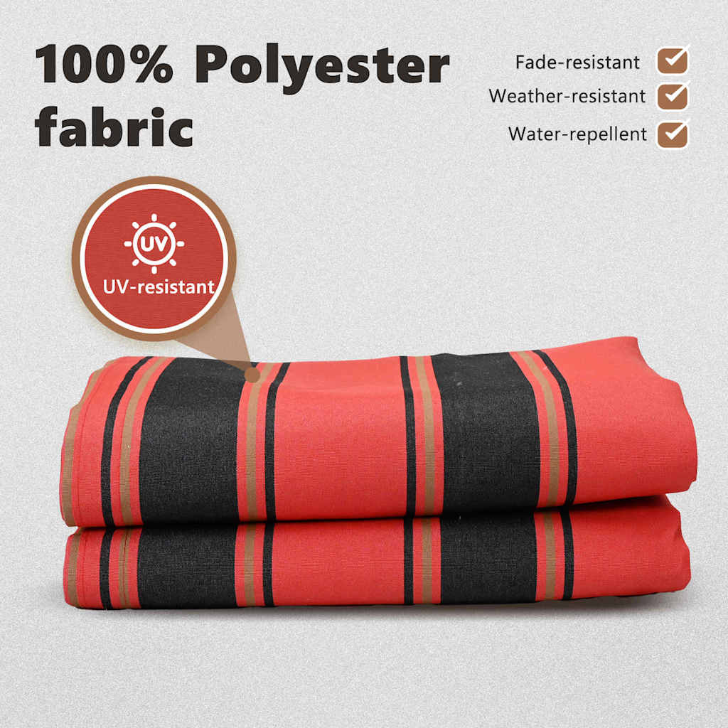 Reservedug til markise Orange og Brun 3,5 x 2 m Polyester