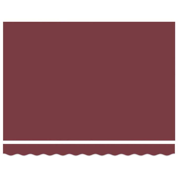 Reservedug til markise Bordeaux Rød 2,5 x 2 m Polyester