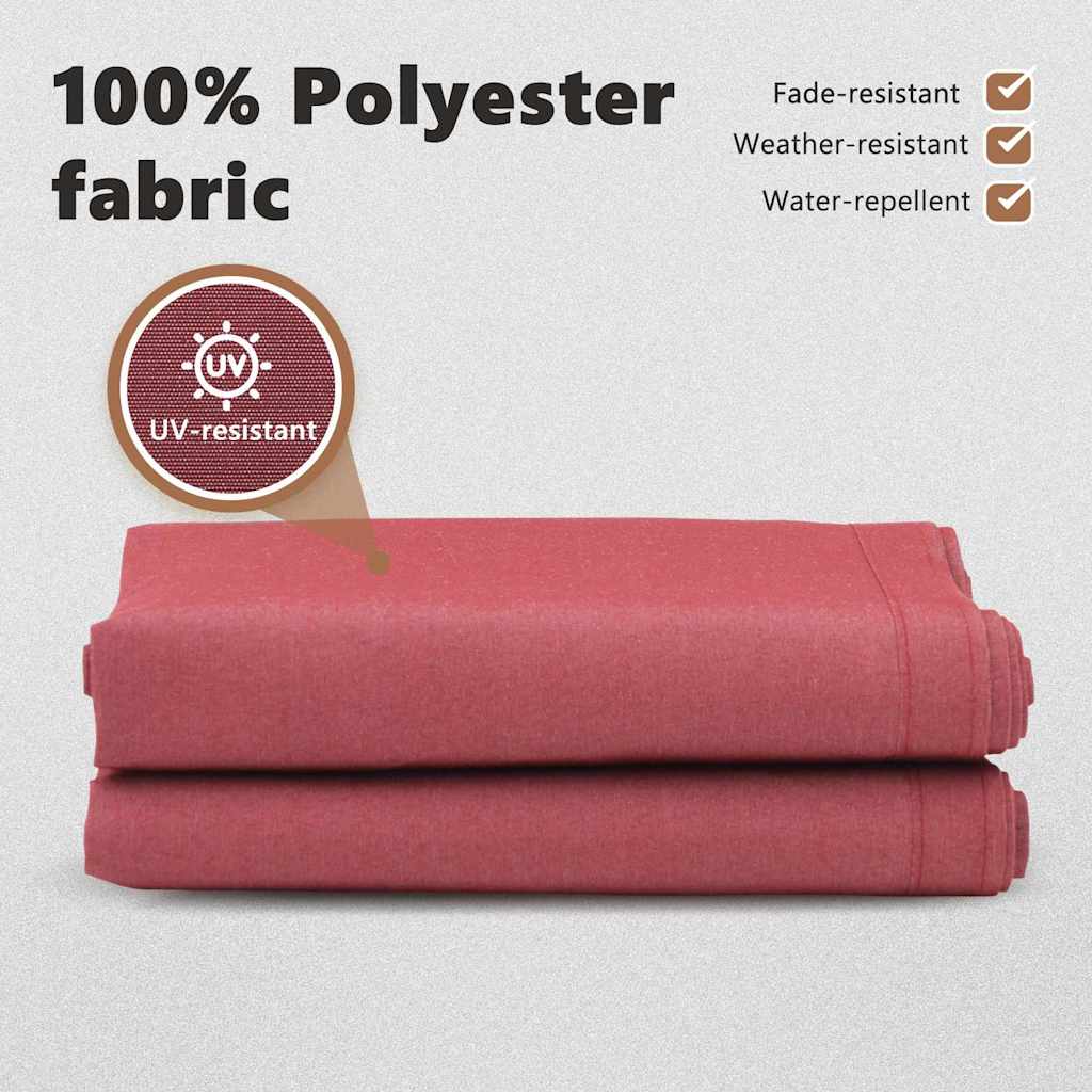 Reservedug til markise Bordeaux Rød 3,5 x 2 m Polyester
