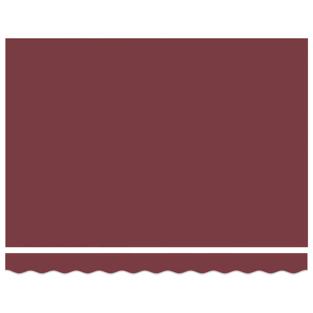 Reservedug til markise Bordeaux Rød 3,5 x 2 m Polyester