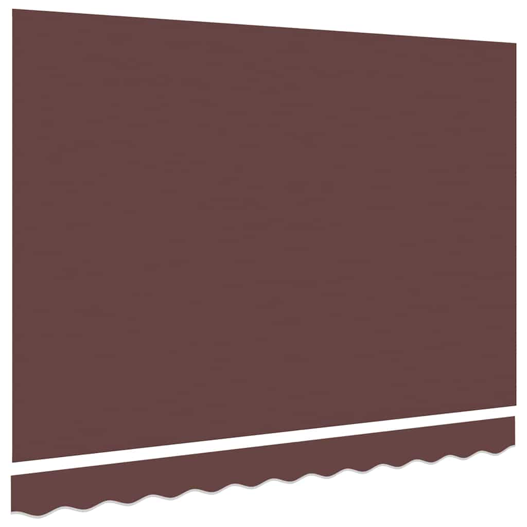 Reservedug til markise Brun 2,5 x 2 m Polyester
