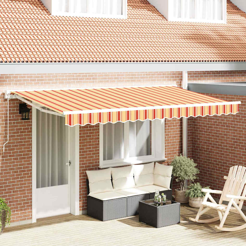 Reservedug til markise Gul og orange 380 x 195 cm Polyester