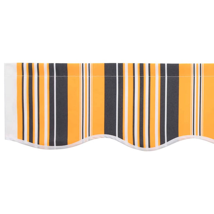 Reservedug til markise Orange og Sort 235 x 195 cm Polyester