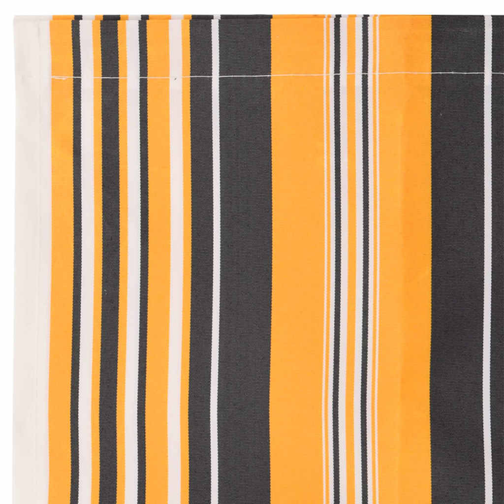 Reservedug til markise Orange og Sort 235 x 195 cm Polyester