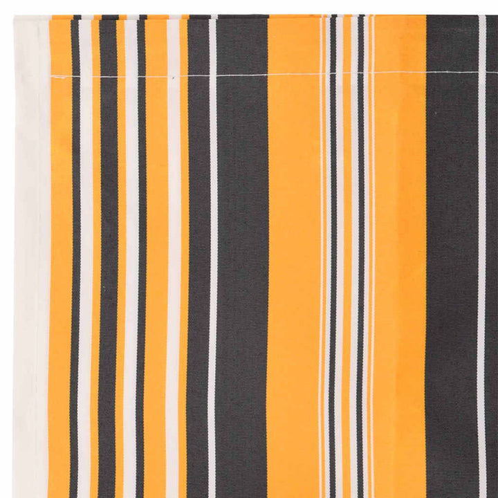 Reservedug til markise Orange og Sort 3 x 2 m Polyester