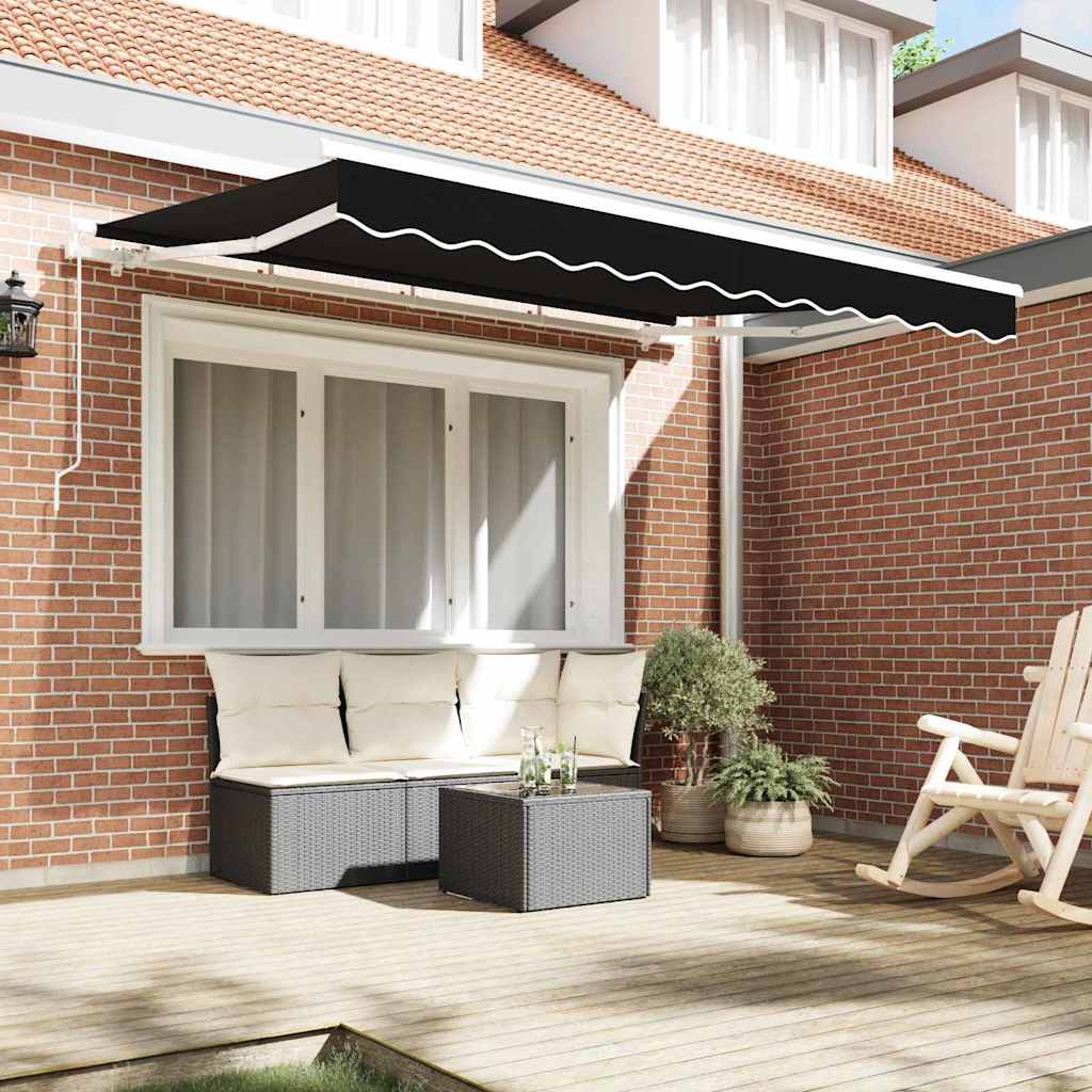 Reservedug til markise Sort 280 x 245 cm Polyester