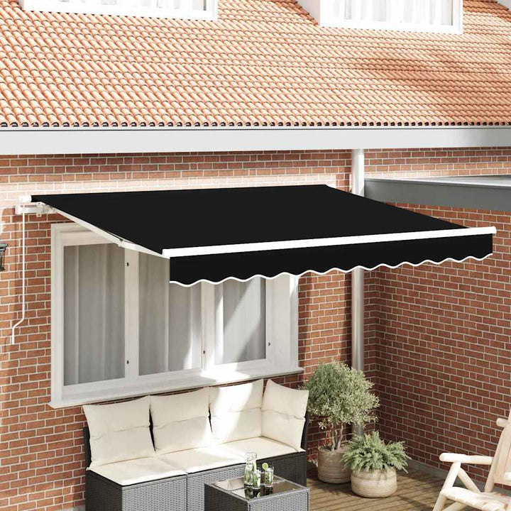 Reservedug til markise Sort 330 x 245 cm Polyester