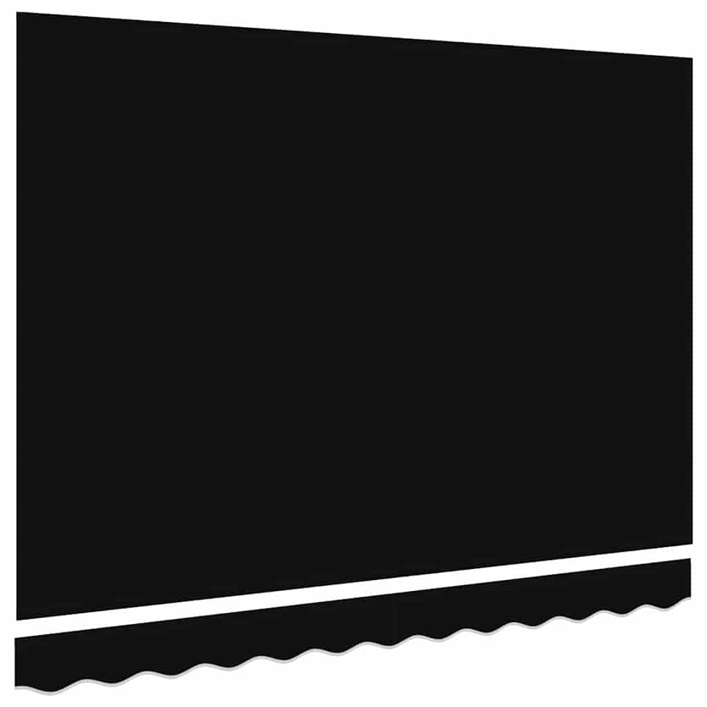 Reservedug til markise Sort 3,5 x 2,5 m Polyester