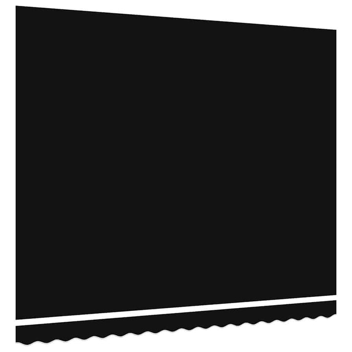 Reservedug til markise Sort 4 × 3 m Polyester
