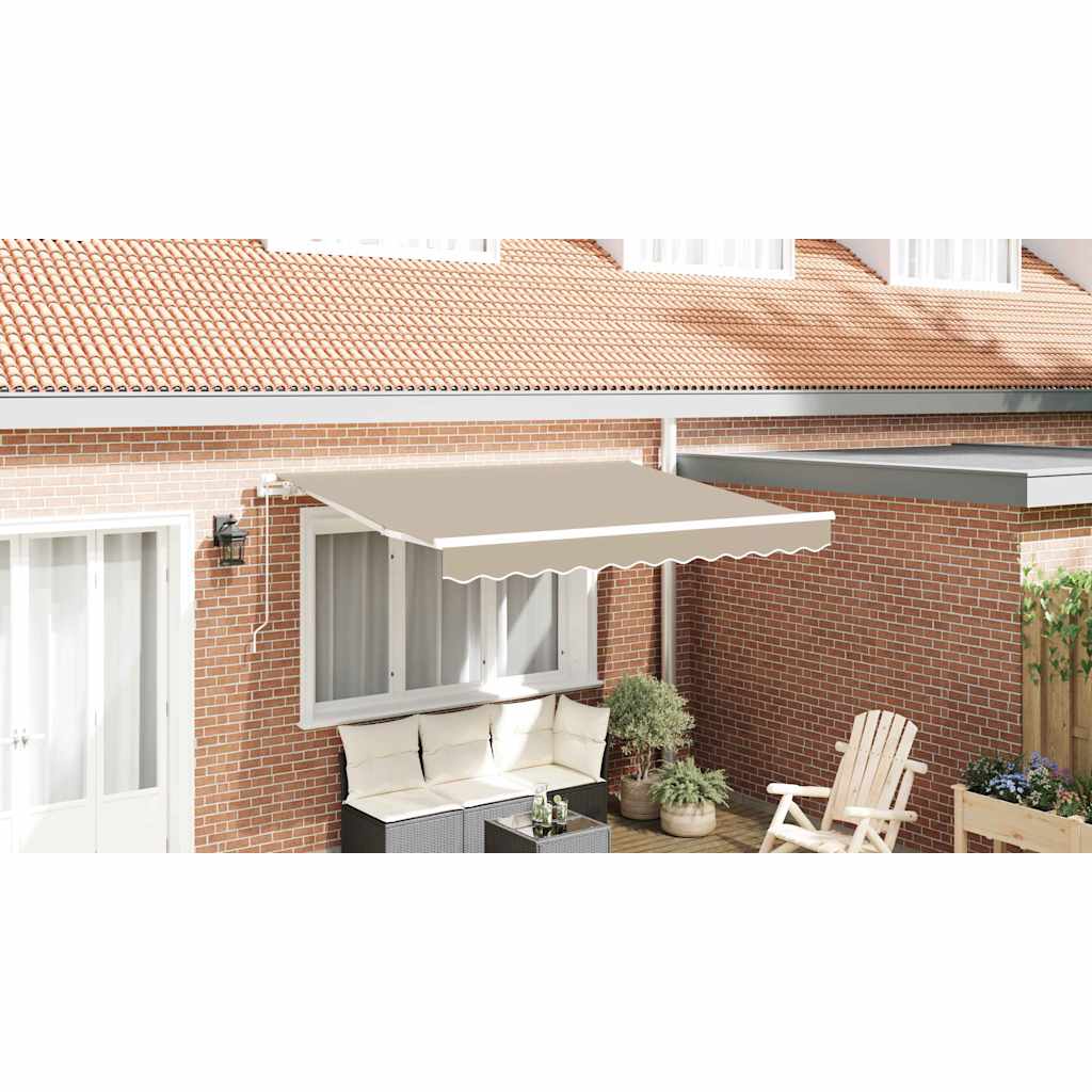 Reservedug til markise Beige 3,5 x 2,5 m Polyester