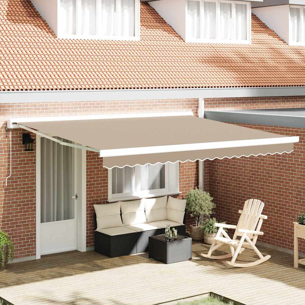 Reservedug til markise Beige 380 x 295 cm Polyester