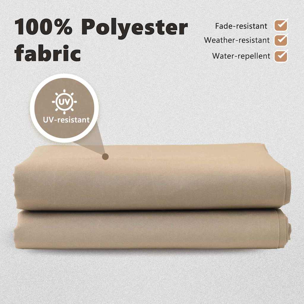 Reservedug til markise Beige 4 × 3 m Polyester