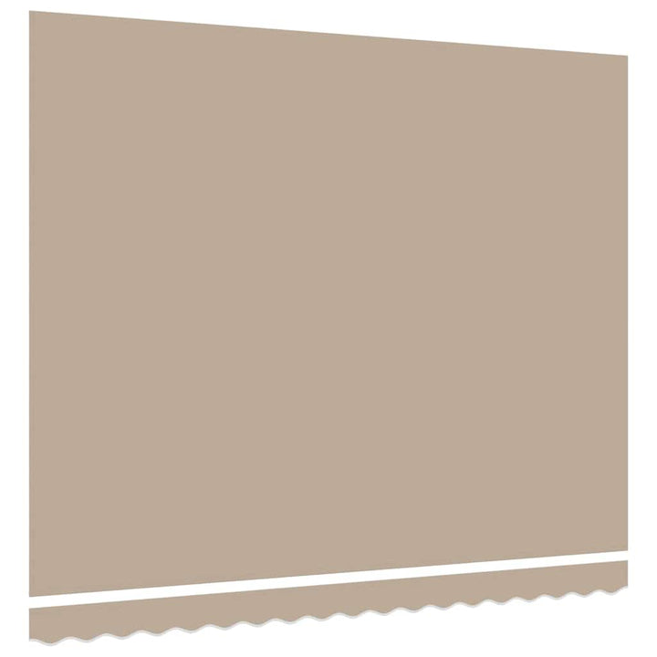 Reservedug til markise Beige 4 × 3,5 m Polyester