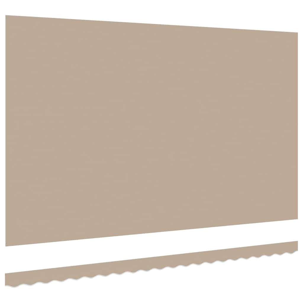 Reservedug til markise Beige 5 x 3 m Polyester