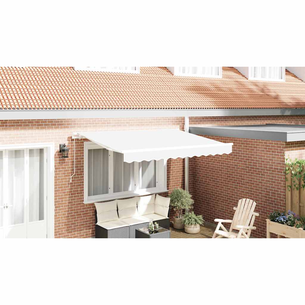 Reservedug til markise Hvid 2,5 x 2 m Polyester