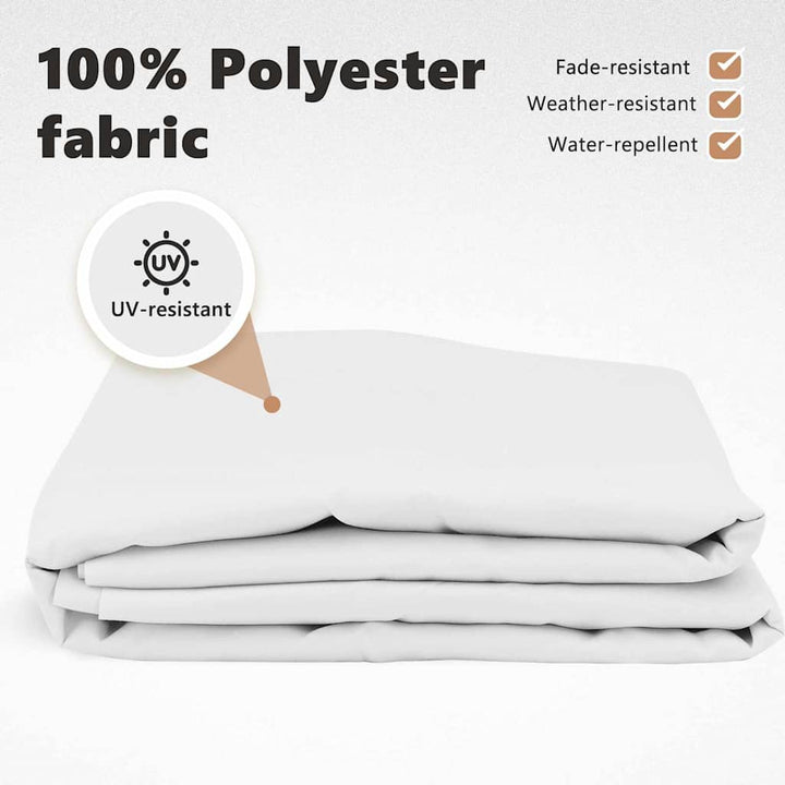 Reservedug til markise Hvid 2,5 x 2 m Polyester