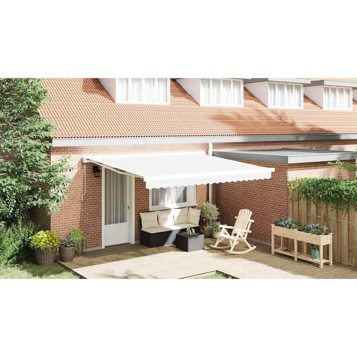 Reservedug til markise Hvid 4 × 3,5 m Polyester