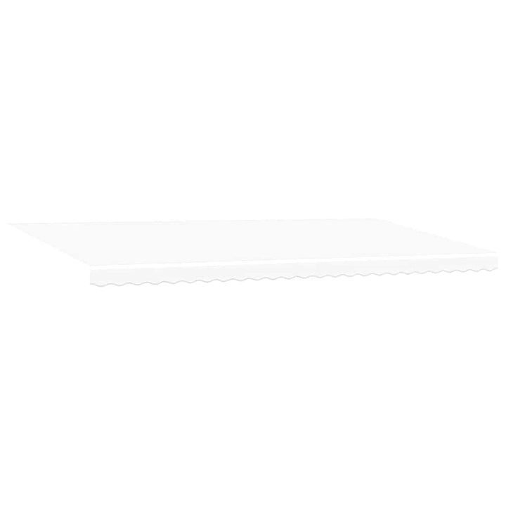 Reservedug til markise Hvid 6 × 3,5 m Polyester