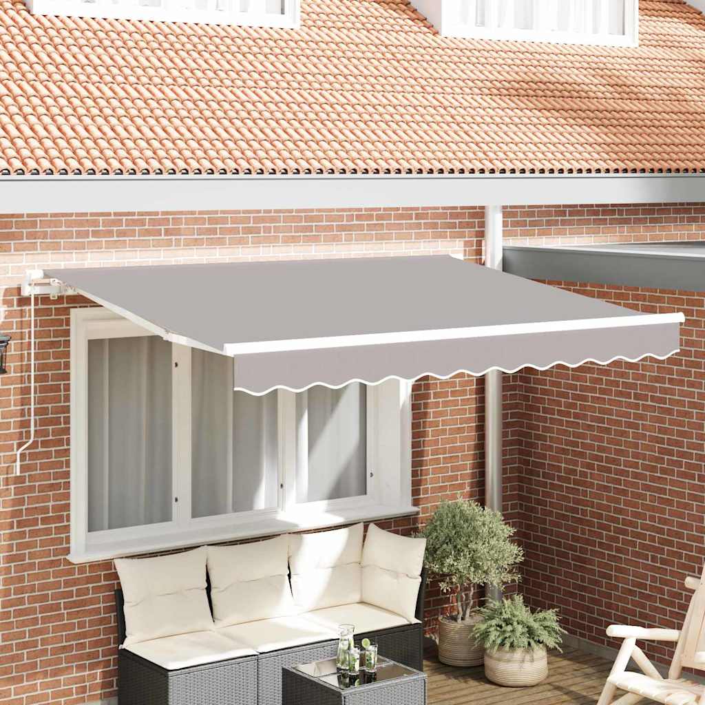 Reservedug til markise Lysegrå 3 x 2 m Polyester