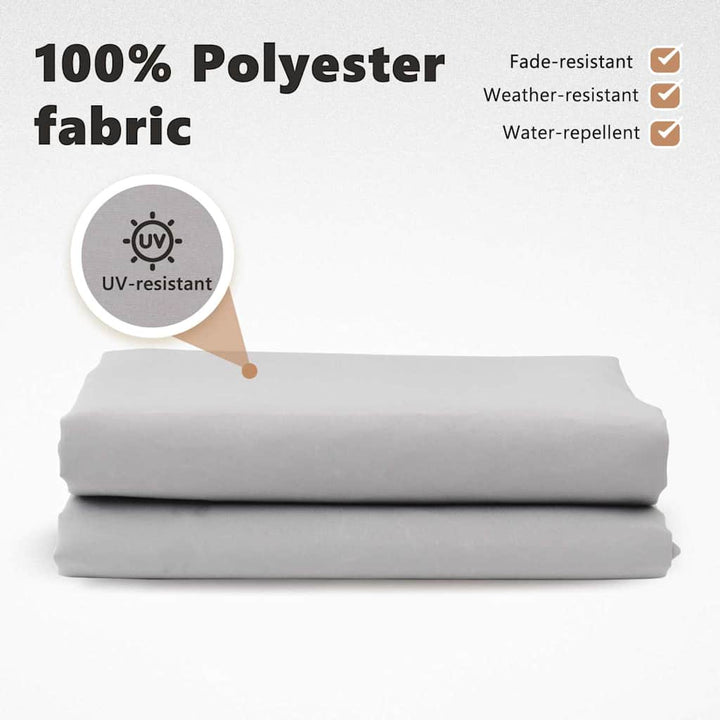 Reservedug til markise Lysegrå 6 × 3,5 m Polyester