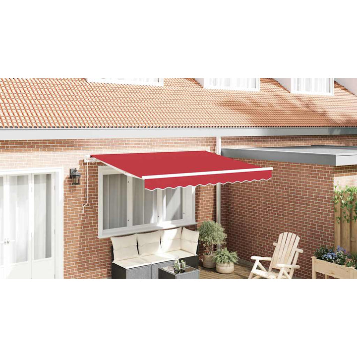 Reservedug til markise Rød 3 x 2,5 m Polyester