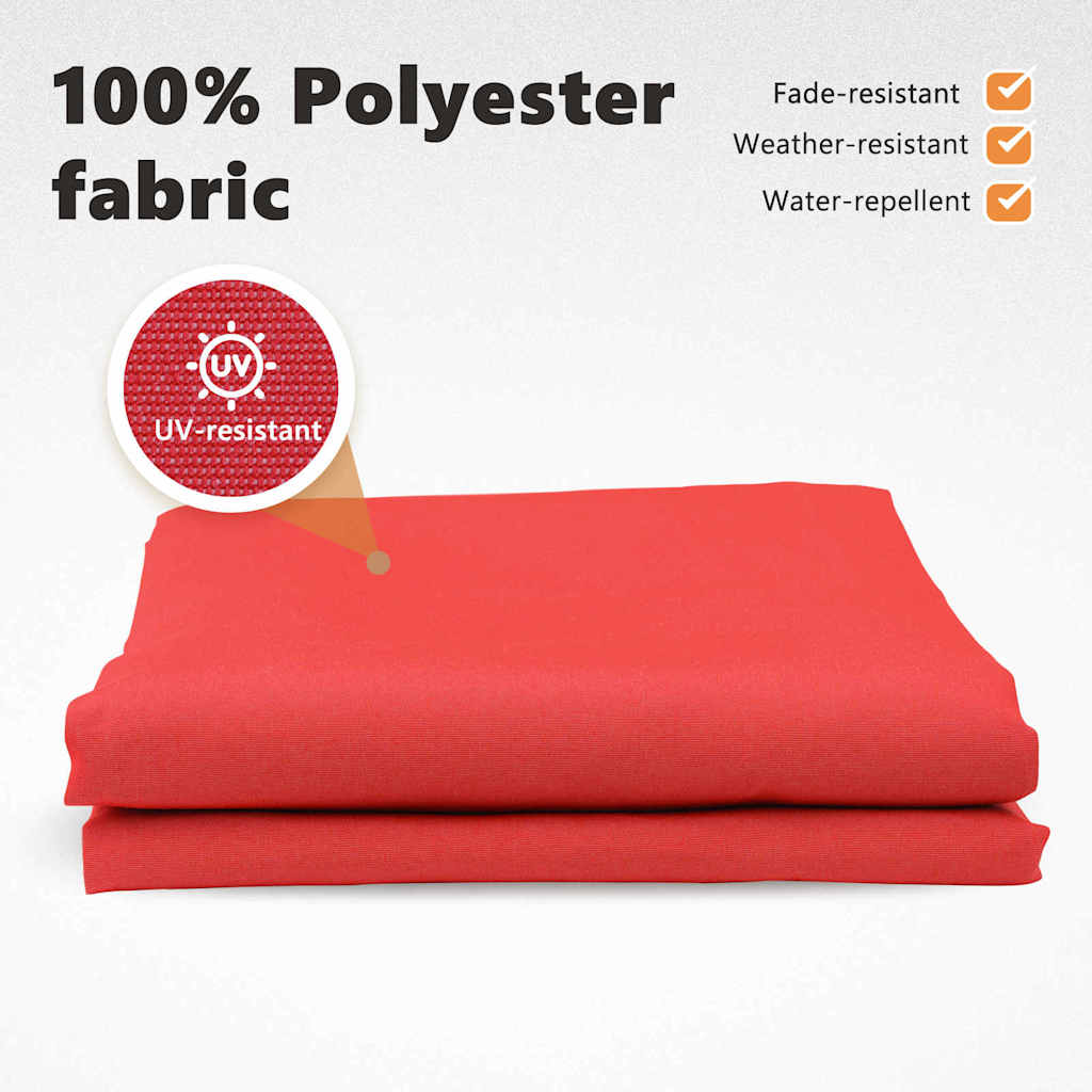 Reservedug til markise Rød 3,5 x 2,5 m Polyester