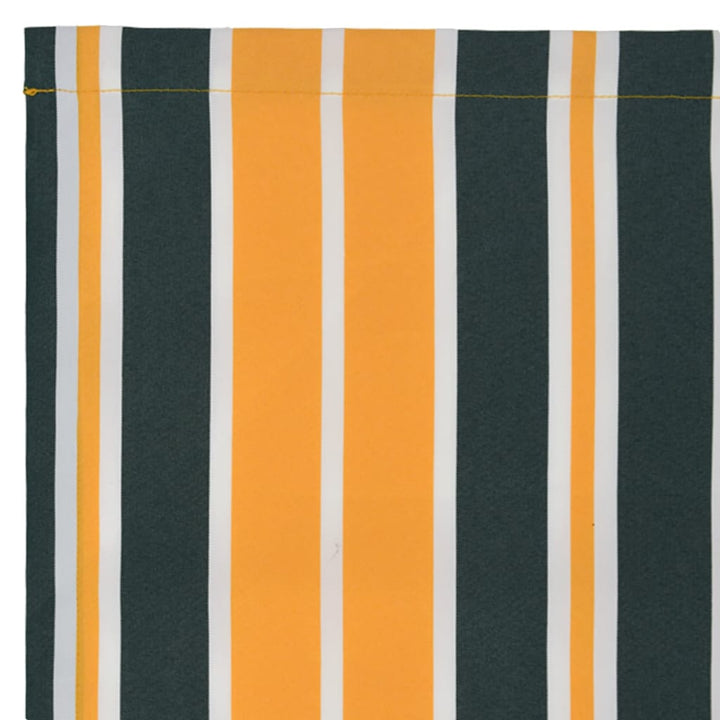 Reservedug til markise Grøn og gul 2,5 x 2 m Polyester