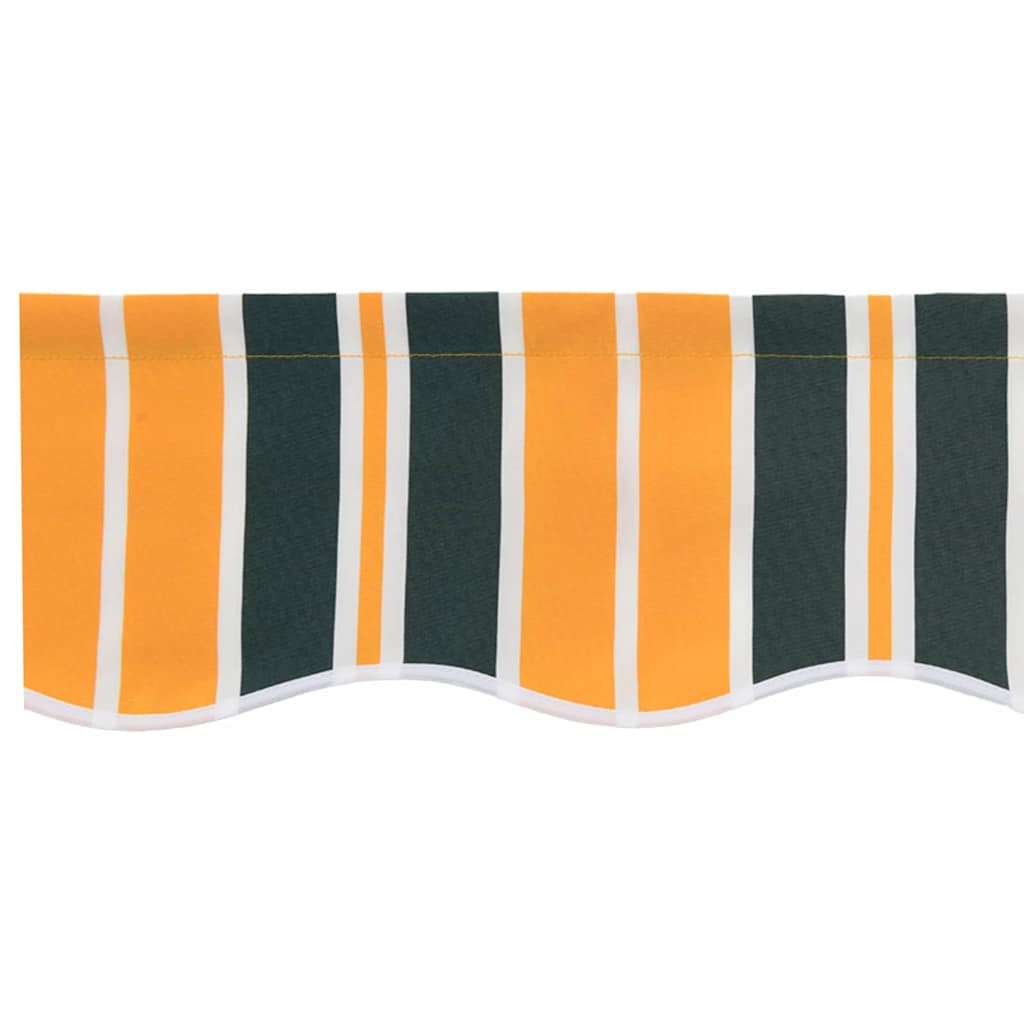 Reservedug til markise Grøn og gul 6 x 3 m Polyester