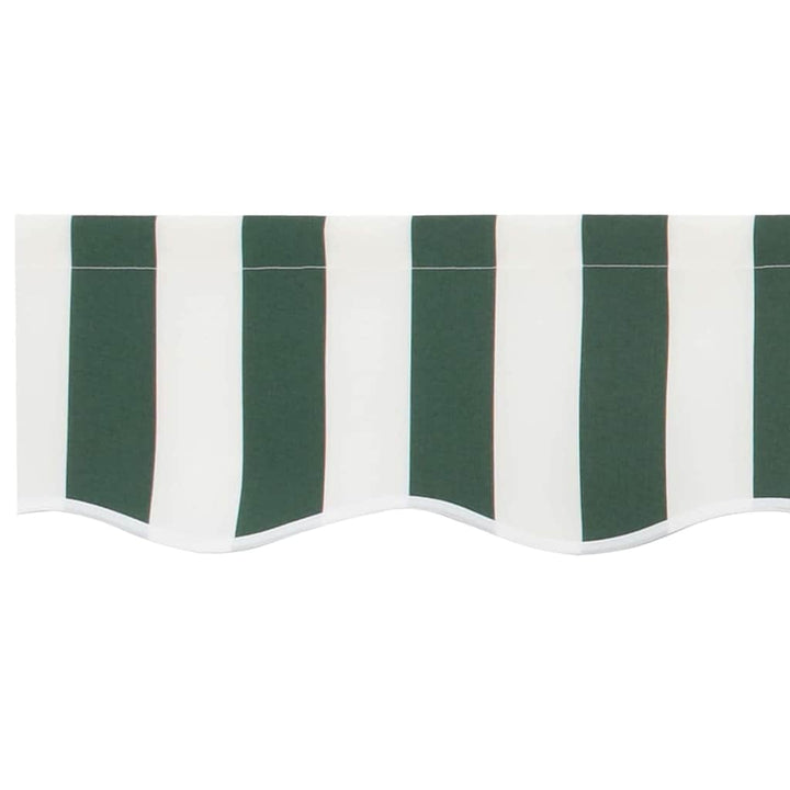 Reservedug til markise Grøn og Hvid 3,5 x 2,5 m Polyester