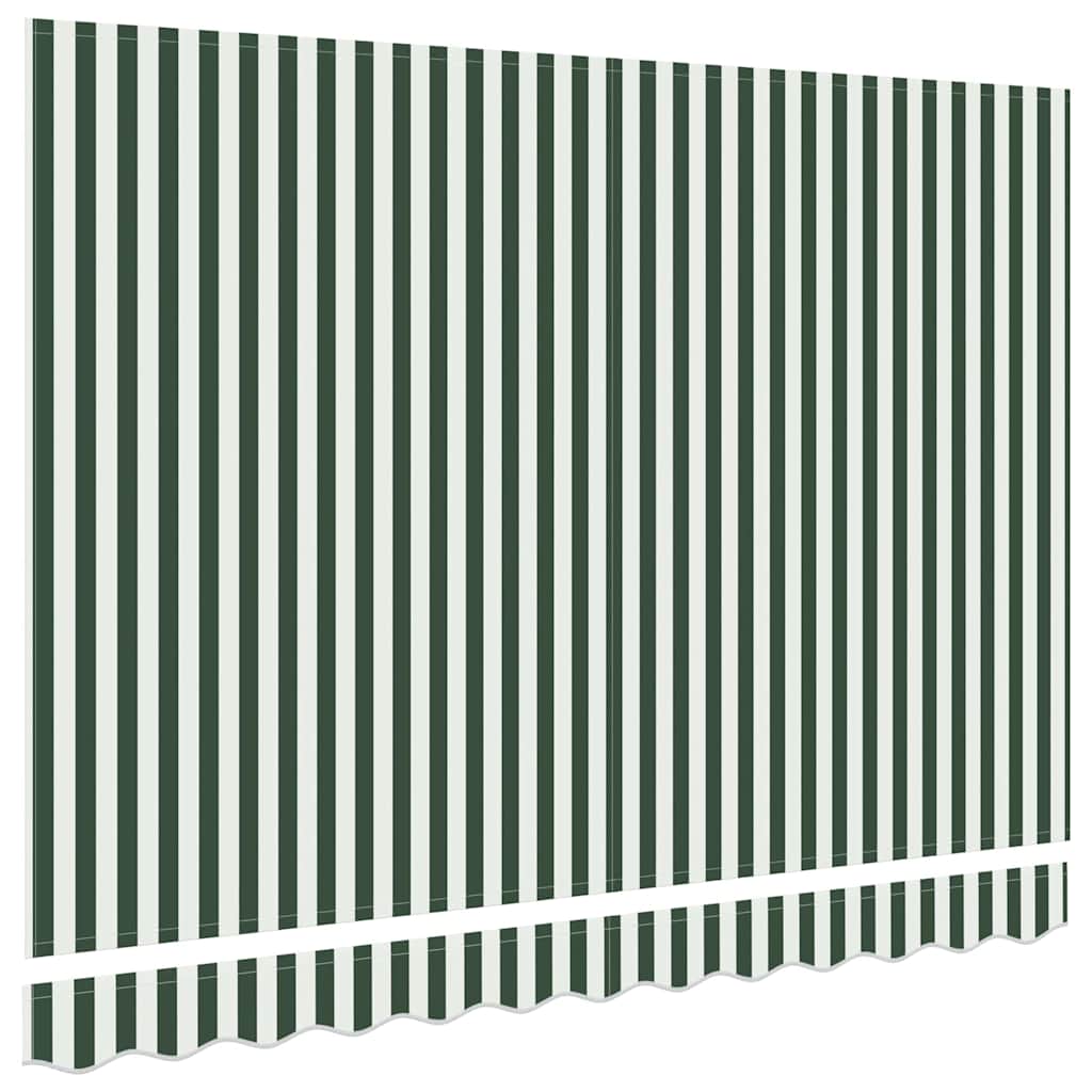 Reservedug til markise Grøn og Hvid 3,5 x 2,5 m Polyester