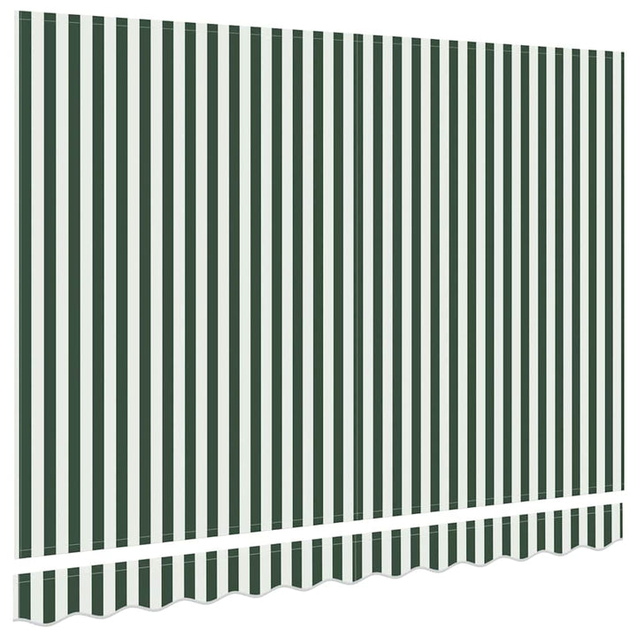 Reservedug til markise Grøn og Hvid 3,5 x 2,5 m Polyester