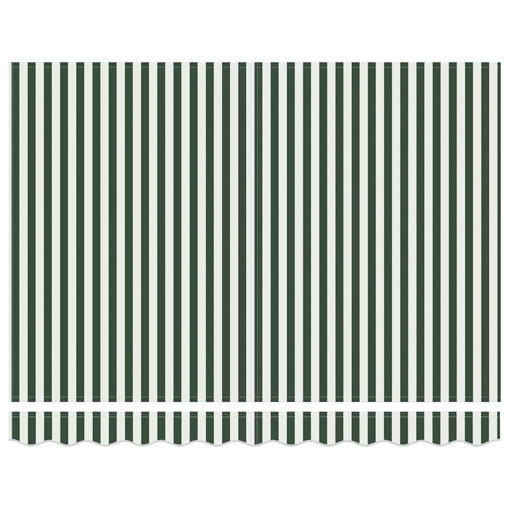 Reservedug til markise Grøn og Hvid 3,5 x 2,5 m Polyester