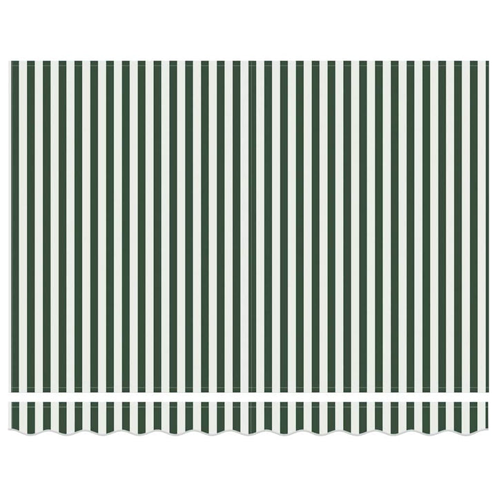 Reservedug til markise Grøn og Hvid 3,5 x 2,5 m Polyester