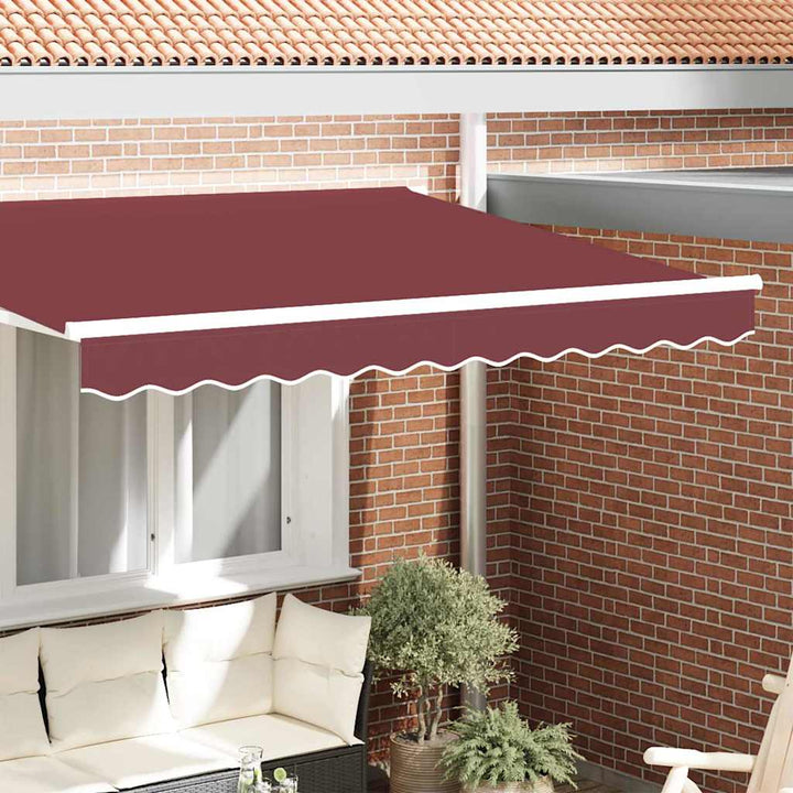 Markise kappa erstatning Bordeaux-stribet 2,5 m Polyester
