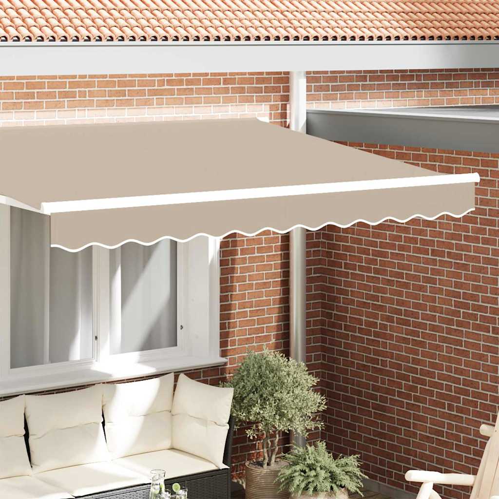 Markise kappa erstatning Beige 2,5 m Polyester