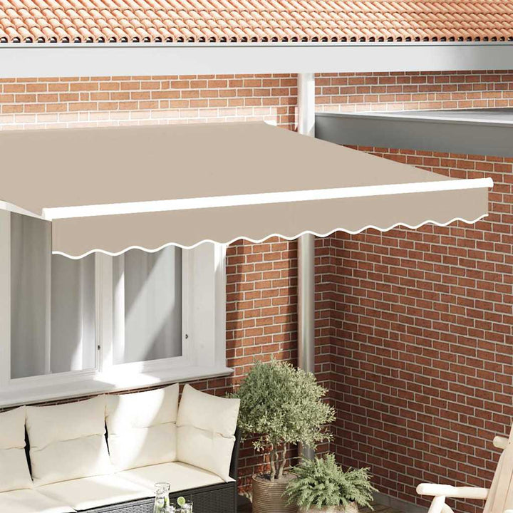 Markise kappa erstatning Beige 2,5 m Polyester