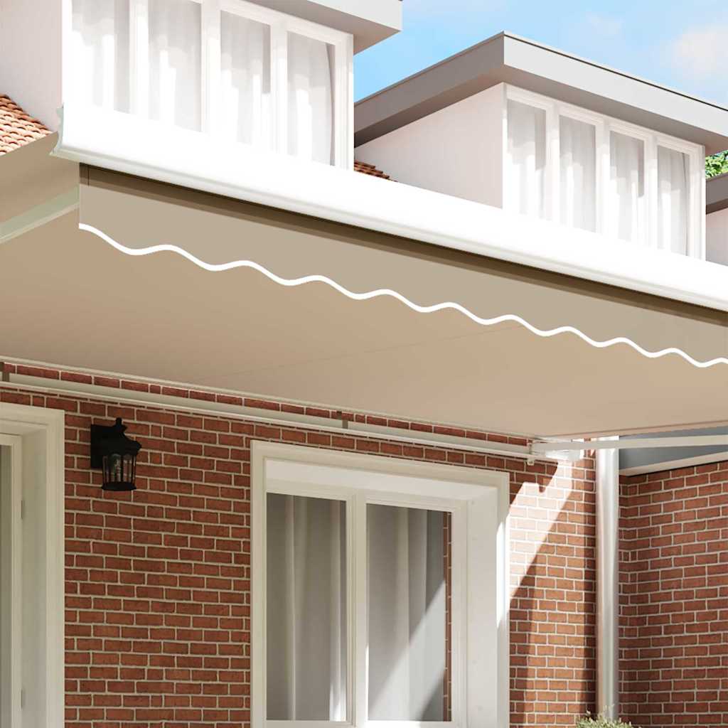 Markise kappa erstatning Beige 480 x 20 cm Polyester