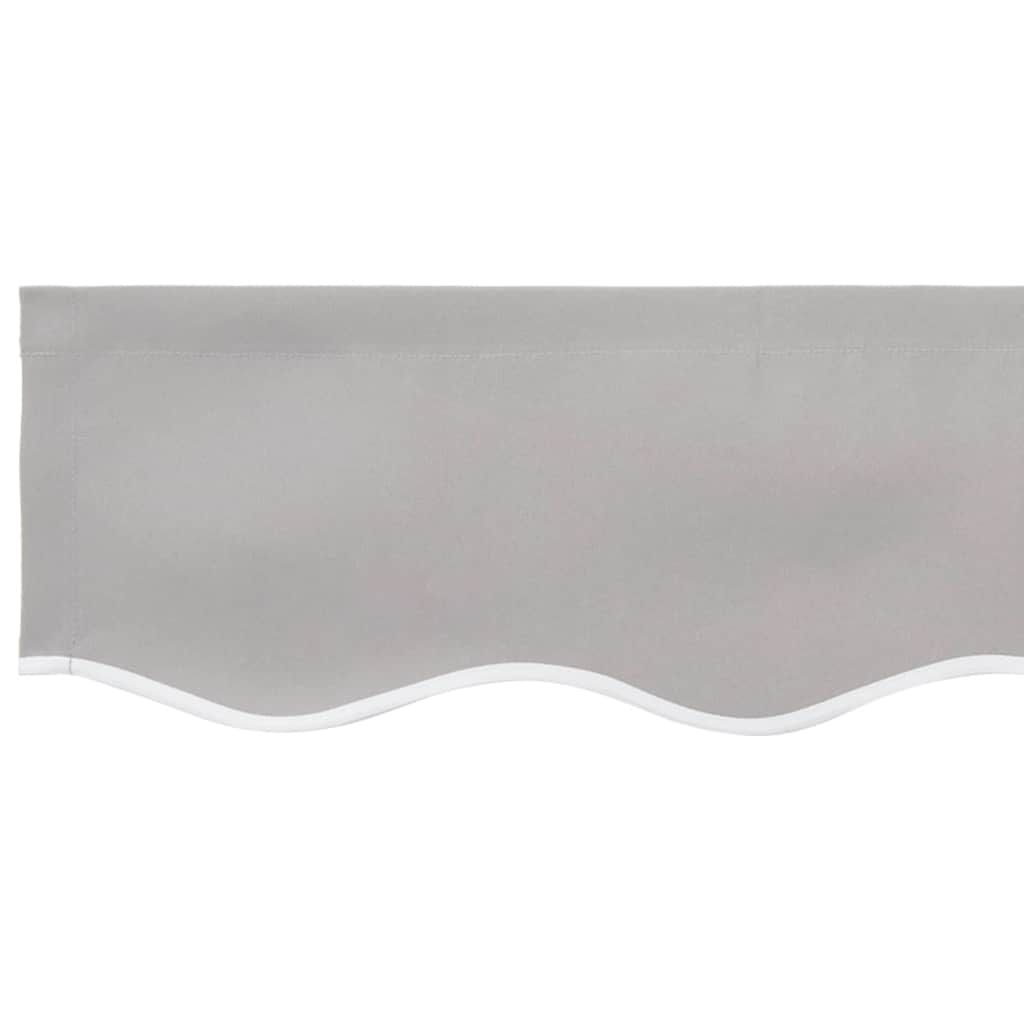 Markise kappa erstatning Lysegrå 380 x 20 cm Polyester