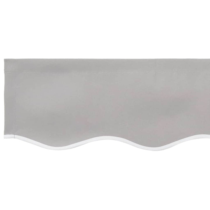 Markise kappa erstatning Lysegrå 380 x 20 cm Polyester