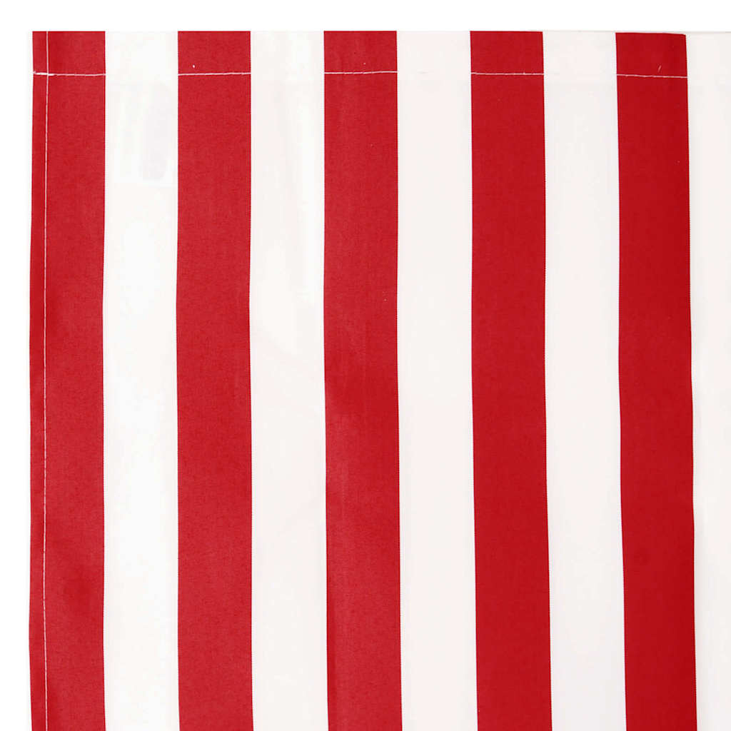 Reservedug til markise Rød og Hvid 1000 x 160 cm Polyester