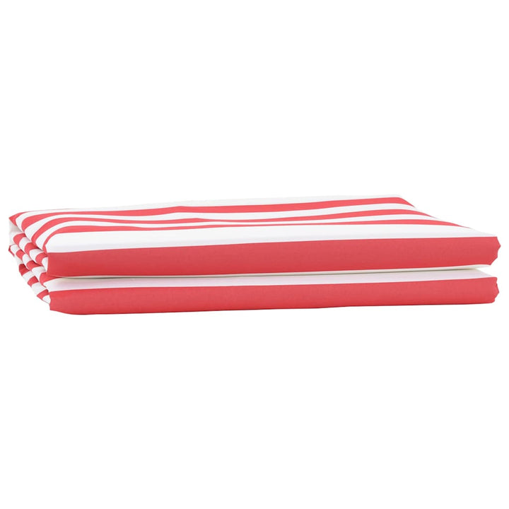 Reservedug til markise Rød og Hvid 1000 x 160 cm Polyester