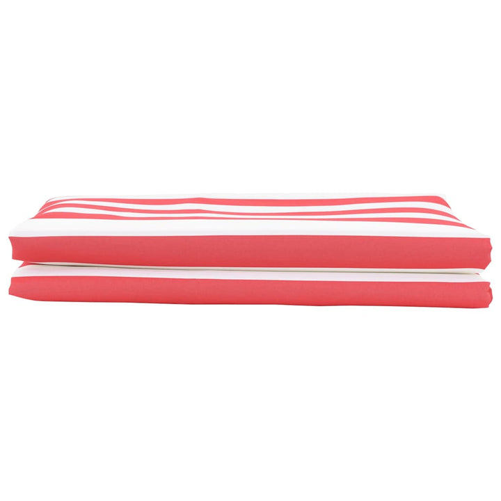 Reservedug til markise Rød og Hvid 1000 x 160 cm Polyester