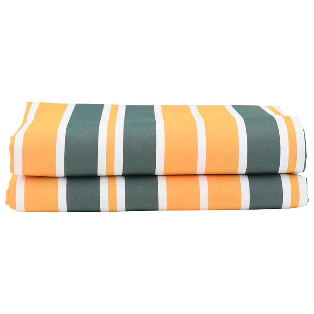 Reservedug til markise Grøn og Gul 1000 x 160 cm Polyester