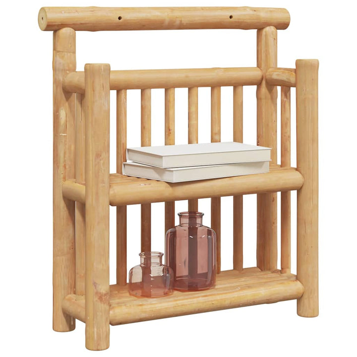 Væghylde med hylde Naturfarvet 40 x 13 x 44 cm Bambus