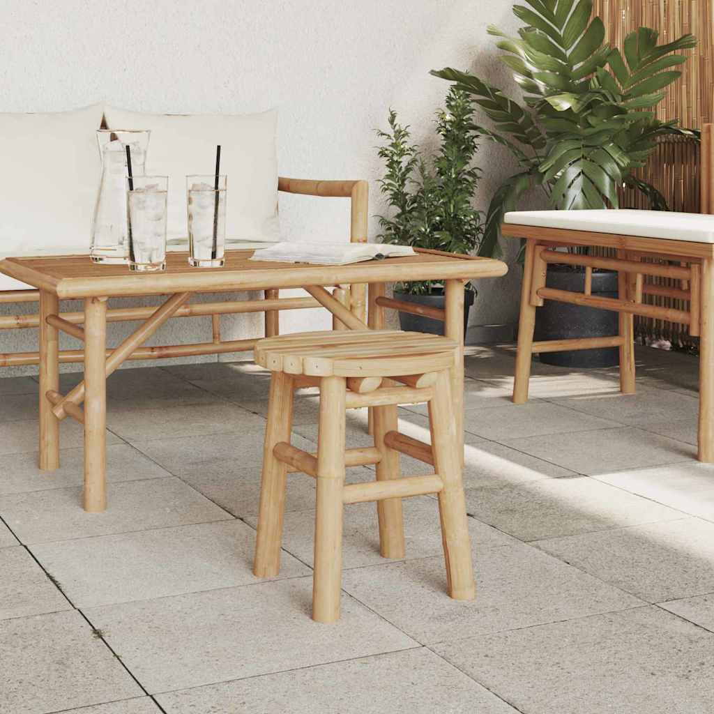 Taburet Naturlig bambus 30 x 30 x 36 cm Bambus