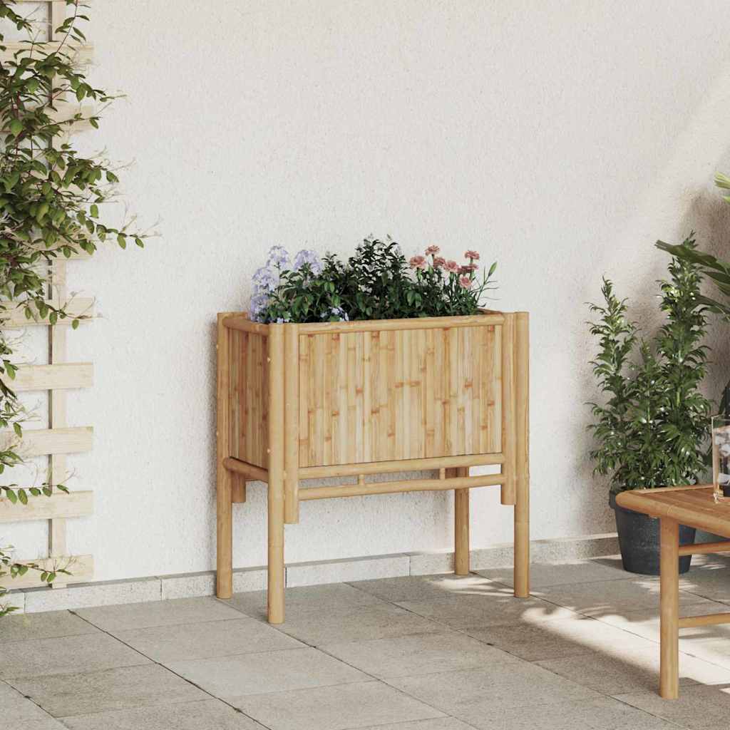 Hævet bed Brun 70 x 35 x 70 cm Bambus